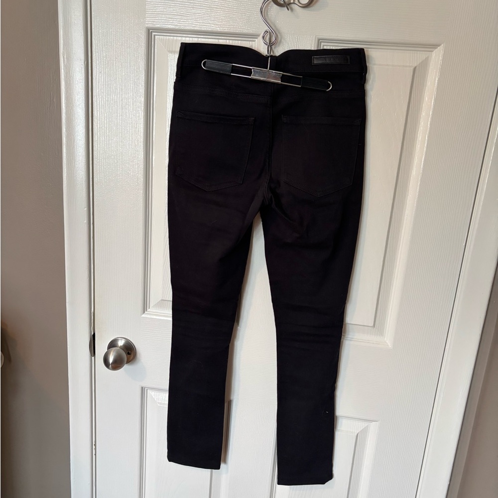 Express High Rise Distressed Black Jegging - Picture 4 of 7